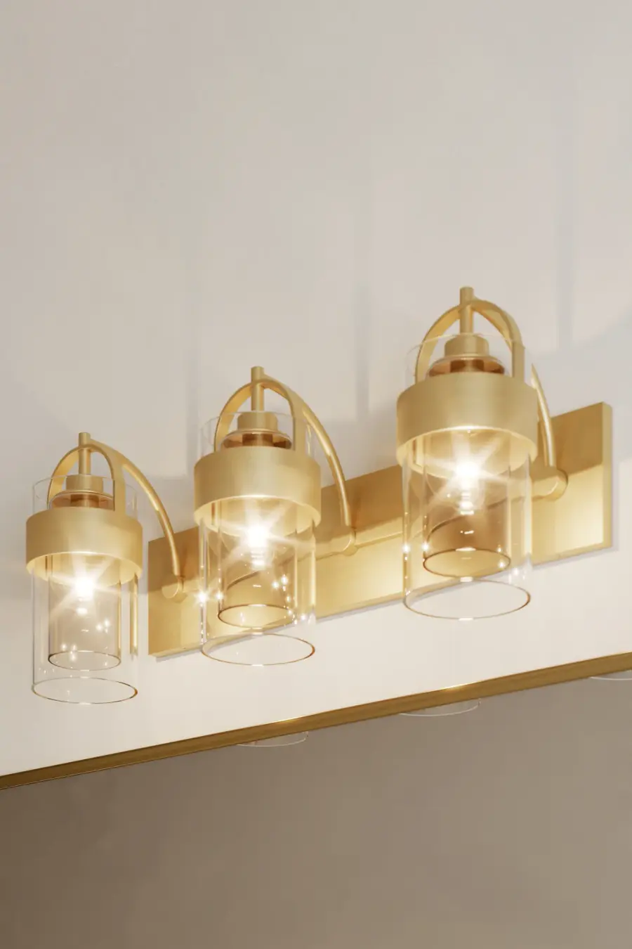 Ravik 24" 3-Light Vanity in Legacy Brass - Image 2
