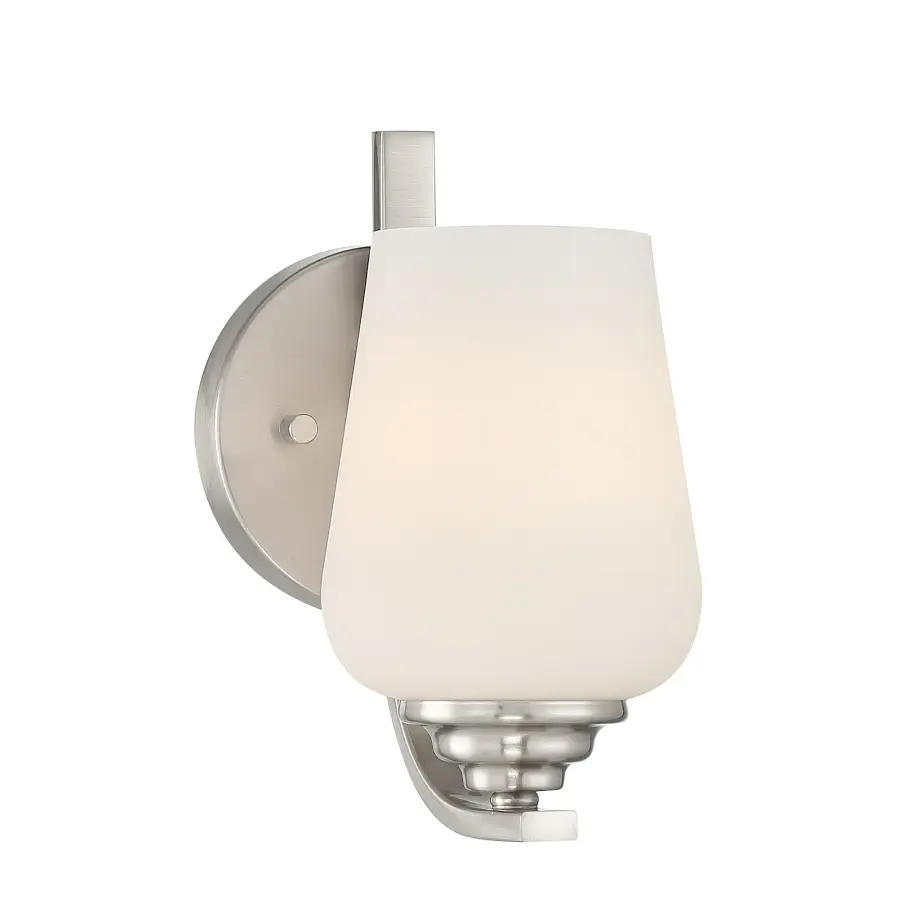 Shyloh 1-Light Bath Sconce in Brushed Nickel - Image 2