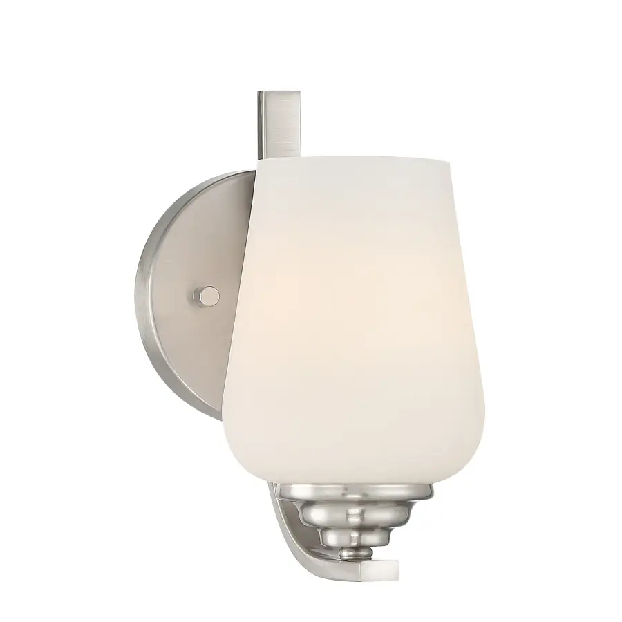 Shyloh 1-Light Bath Sconce in Brushed Nickel - Image 3