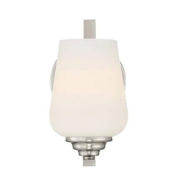 Shyloh 1-Light Bath Sconce in Brushed Nickel - Image 5