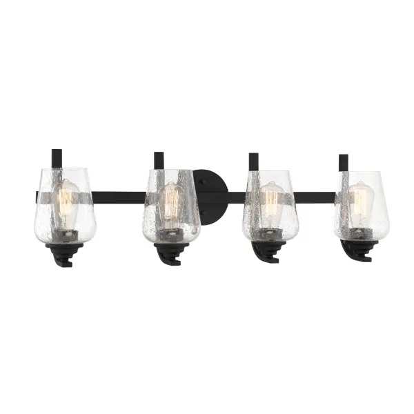 Shyloh 4-Light Bath Vanity Light in Coal Black - Image 3