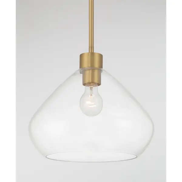 Elaris 12.5" 1-Light Pendant in Legacy Brass - Image 4