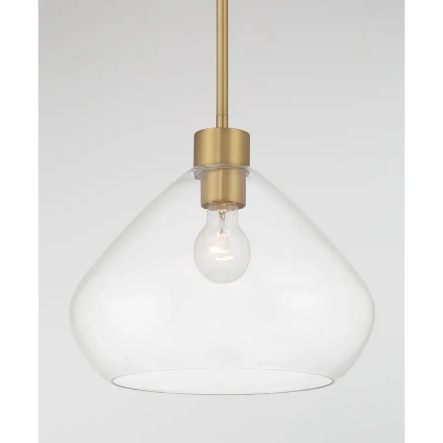 Elaris 12.5" 1-Light Pendant in Legacy Brass - Image 4