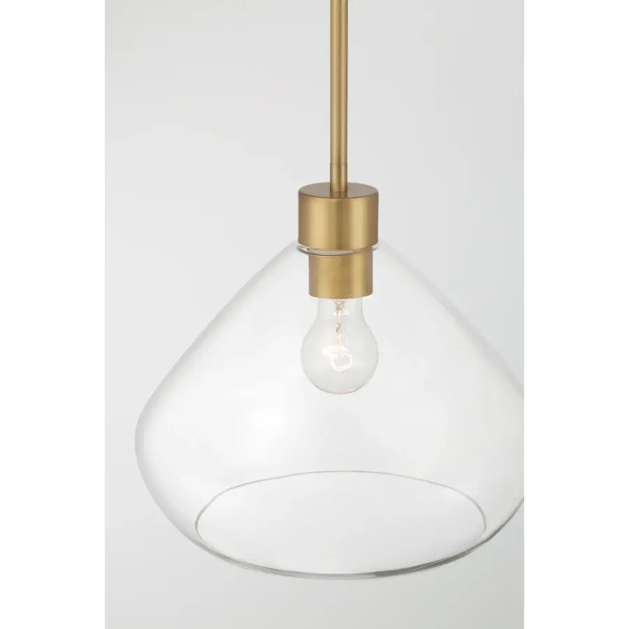 Elaris 12.5" 1-Light Pendant in Legacy Brass - Image 5