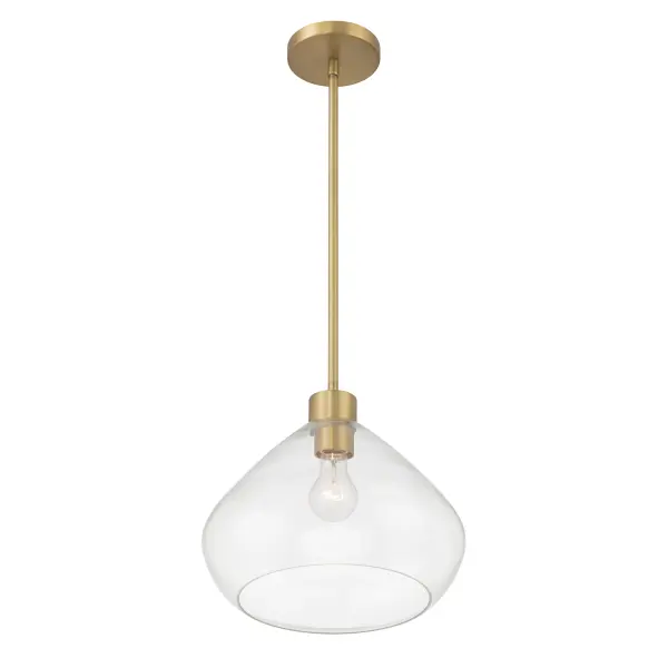Elaris 12.5" 1-Light Pendant in Legacy Brass - Image 6