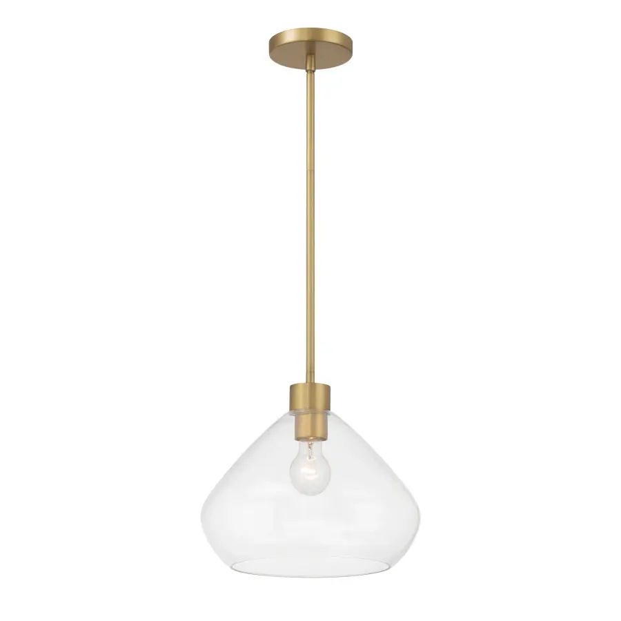 Elaris 12.5" 1-Light Pendant in Legacy Brass - Image 7