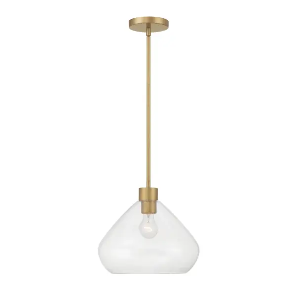 Elaris 12.5" 1-Light Pendant in Legacy Brass - Image 8