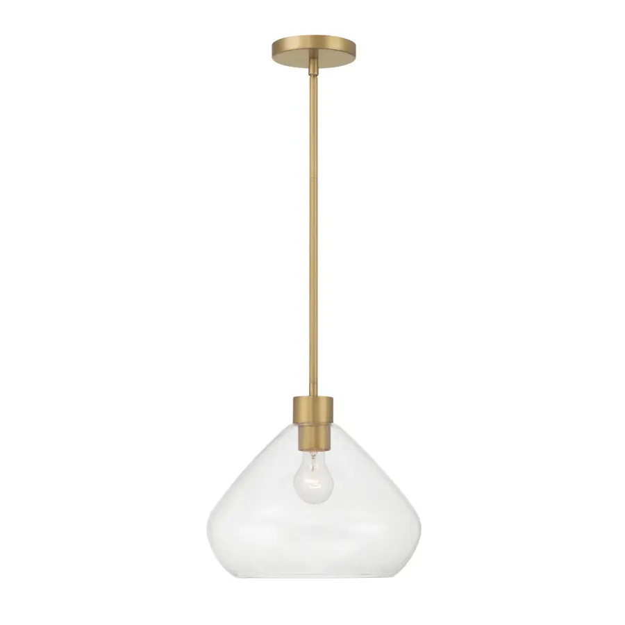 Elaris 12.5" 1-Light Pendant in Legacy Brass - Image 8