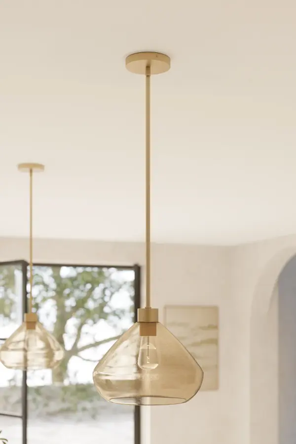 Elaris 12.5" 1-Light Pendant in Legacy Brass - Image 3