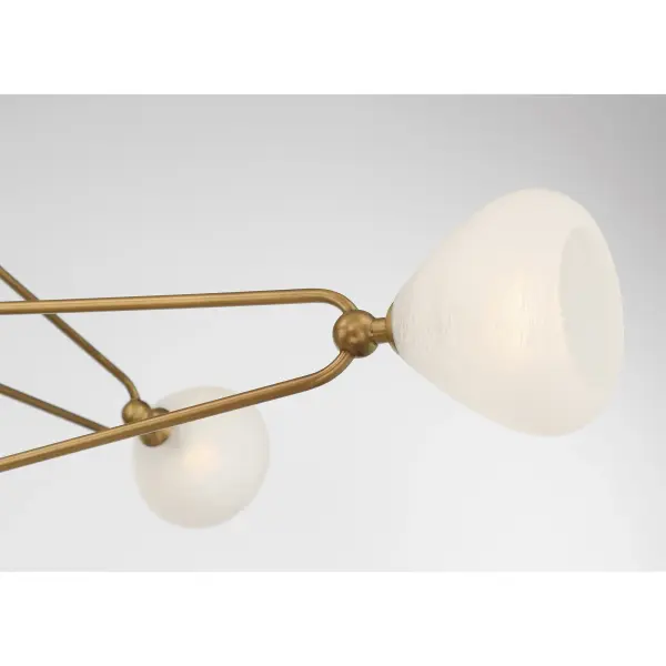 Orion 53" 4-Light Chandelier in Legacy Brass - Image 4