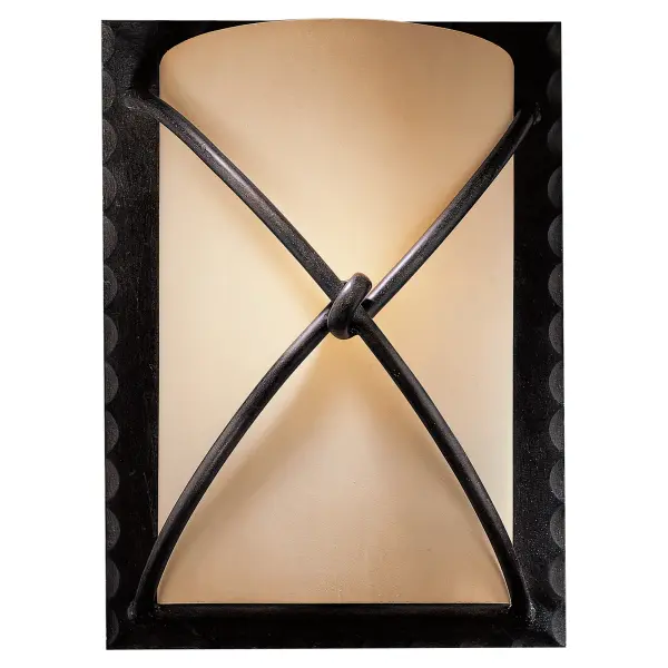 The Aspen II wall sconce combines traditional bronze styling with rustic scavo glass for warm, ambient lighting. Its compact 9.25" width makes it ideal for hallways, bathrooms, and smaller spaces needing elegant accent lighting.