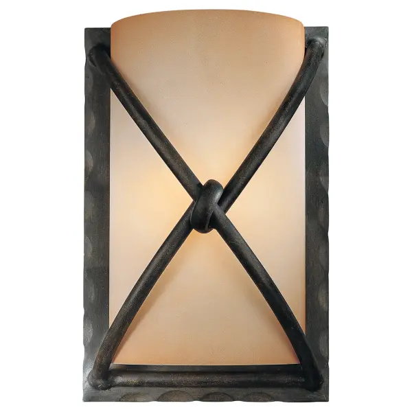 The Aspen II wall sconce brings traditional elegance to smaller spaces with its compact 9.25-inch profile. The Aspen Bronze finish paired with rustic scavo glass creates warm, ambient lighting ideal for hallways and bathrooms.
