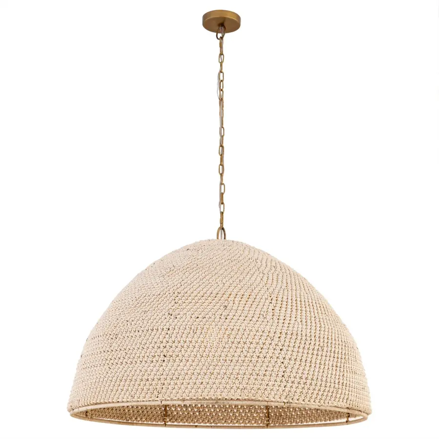 Fernwood 36" 1-Light Pendant in Legacy Brass - Image 1