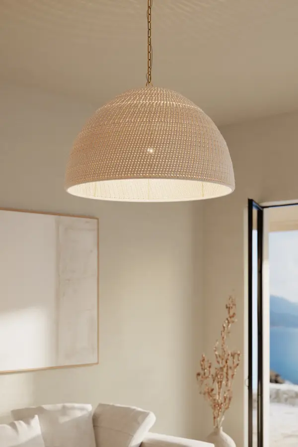 Fernwood 36" 1-Light Pendant in Legacy Brass - Image 3