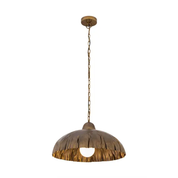 1-Light Pendant - Antique Brass