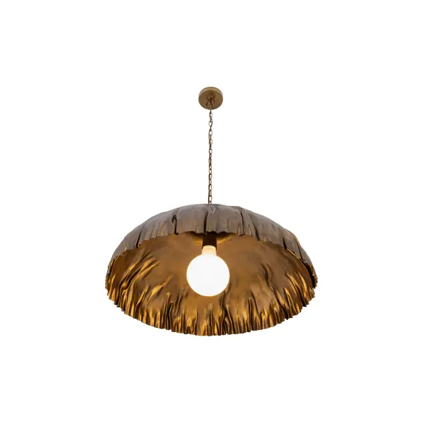 Zinnia 24" 1-Light Pendant in Antique Brass - Image 7