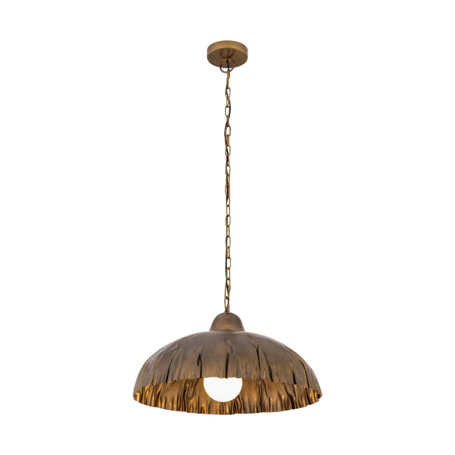 Zinnia 24" 1-Light Pendant in Antique Brass - Image 8