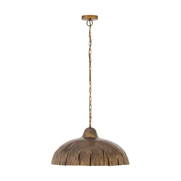 Zinnia 24" 1-Light Pendant in Antique Brass - Image 9