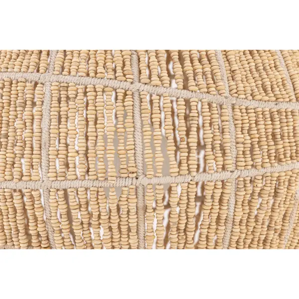 Cavara 23" 1-Light Pendant in Legacy Brass with Ivory Wood Beads - Image 5
