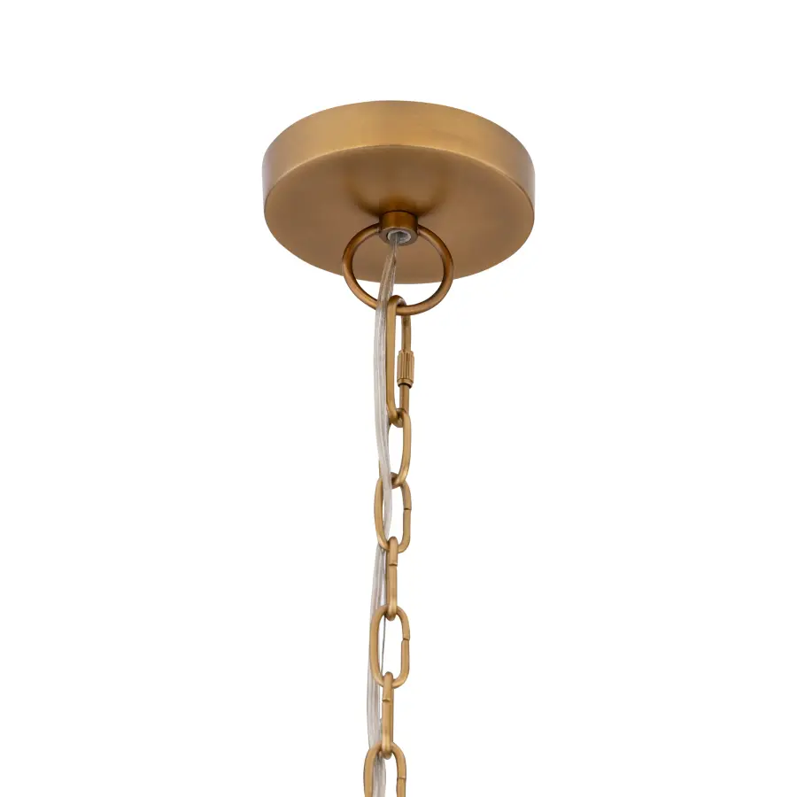Sevara 13.25" 1-Light Pendant in Legacy Brass - Image 5