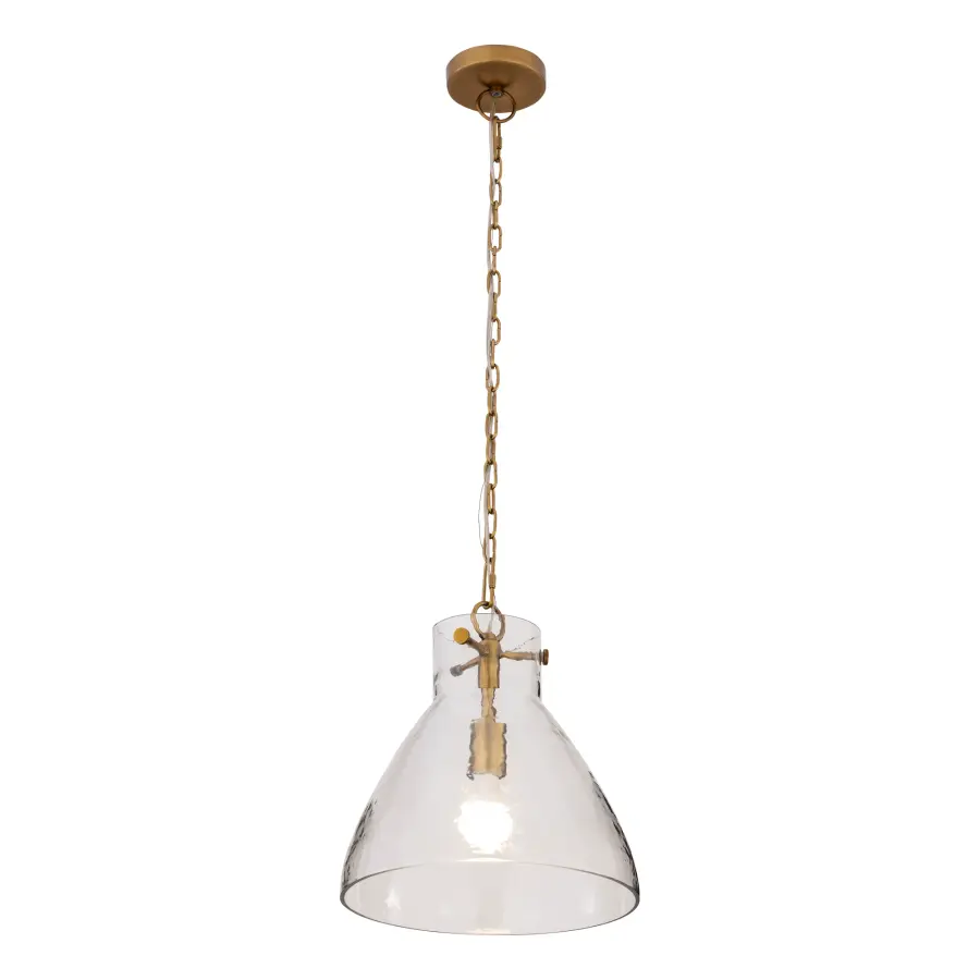 Sevara 13.25" 1-Light Pendant in Legacy Brass - Image 7