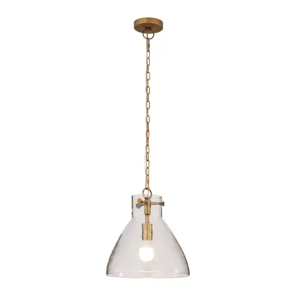 Sevara 13.25" 1-Light Pendant in Legacy Brass - Image 8