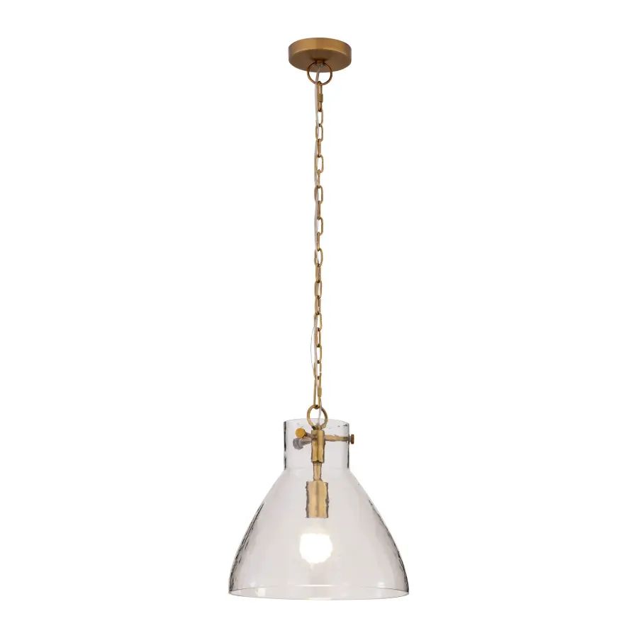 Sevara 13.25" 1-Light Pendant in Legacy Brass - Image 8