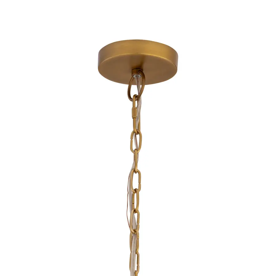 Velune 36" 3-Light Pendant in Legacy Brass - Image 4