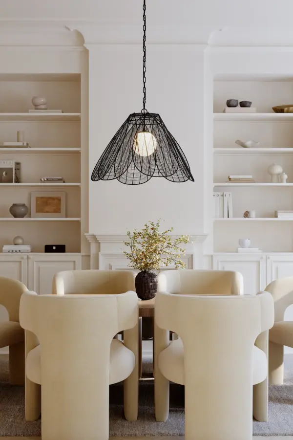 Sylari 30" 1-Light Pendant in Dark Matte Black - Image 5