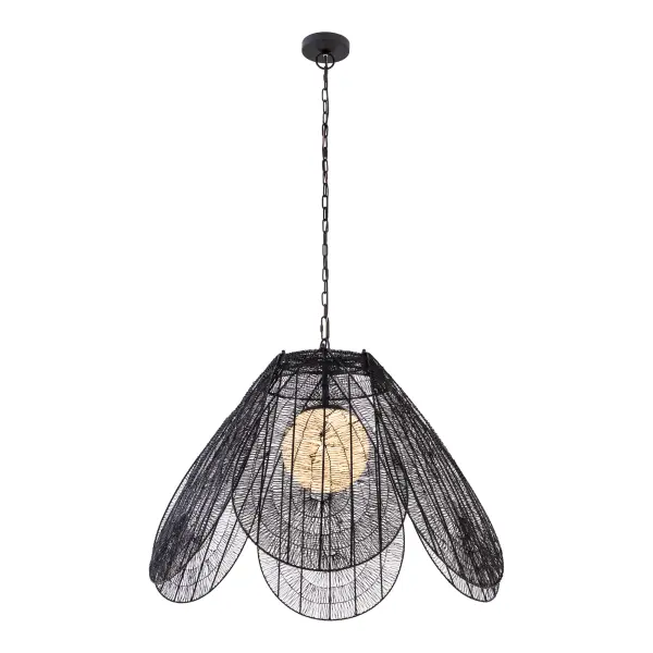 Sylari 30" 1-Light Pendant in Dark Matte Black - Image 7