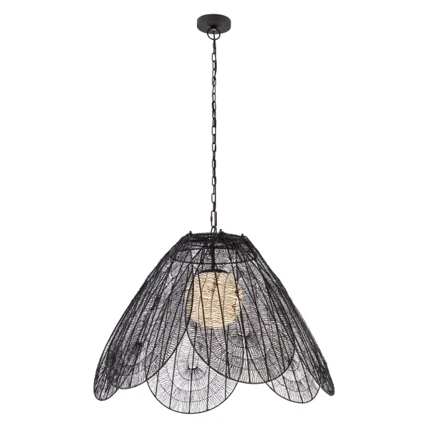 Sylari 30" 1-Light Pendant in Dark Matte Black - Image 8