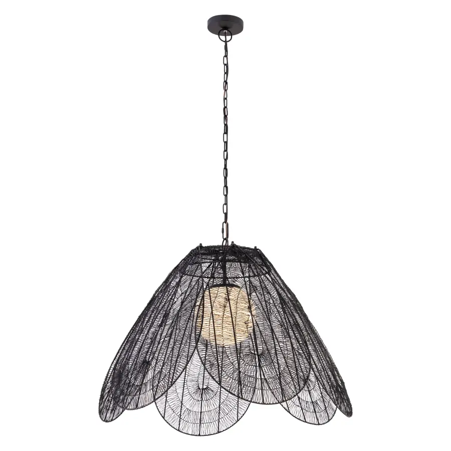 Sylari 30" 1-Light Pendant in Dark Matte Black - Image 8