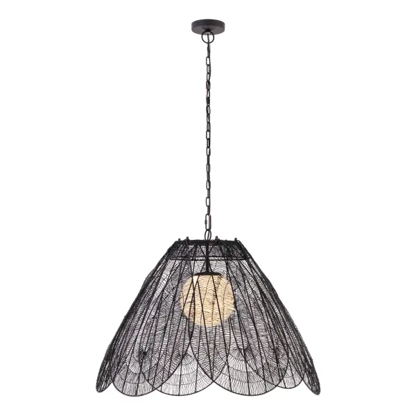 Sylari 30" 1-Light Pendant in Dark Matte Black - Image 9