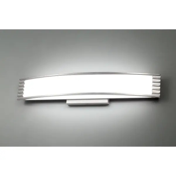 32" LED 1 Light Vanity in Brushed Nickel Finish with Acrylic Shade - alternate view