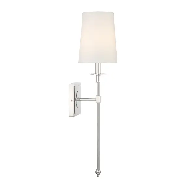 Calera 1 Light Wall Sconce in Polished Nickel - Image 4