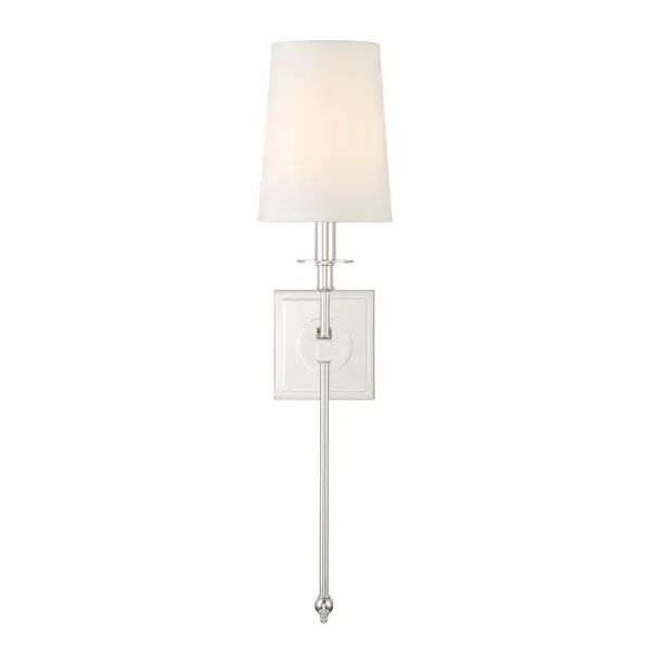 Calera 1 Light Wall Sconce in Polished Nickel - Image 5