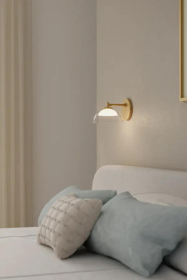 Halwynd 5.75" LED Bath Sconce in Legacy Brass - Image 3
