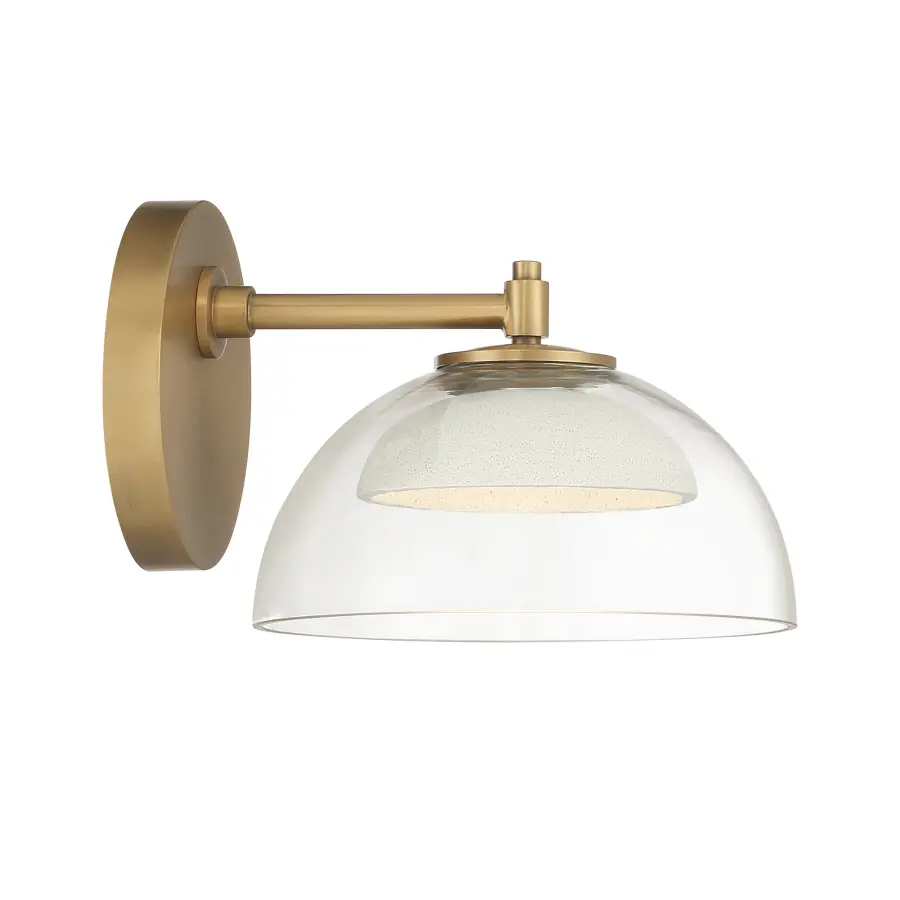 Halwynd 5.75" LED Bath Sconce in Legacy Brass - Image 4
