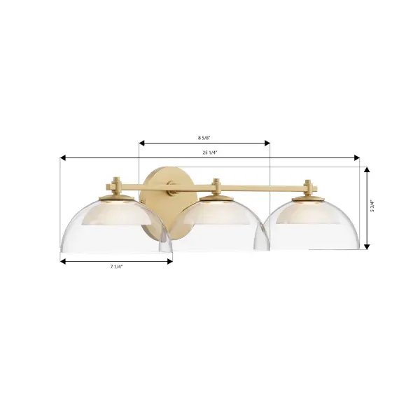 Halwynd 25.25" LED Vanity Light - Image 3