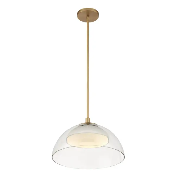 Halwynd 15" LED Convertible Pendant/Semi-Flush Mount - Image 1
