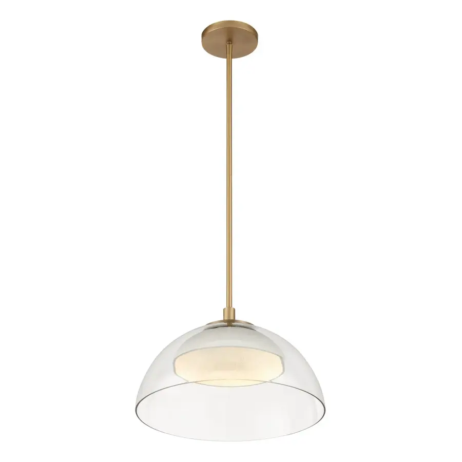 Halwynd 15" LED Convertible Pendant/Semi-Flush Mount - Image 1