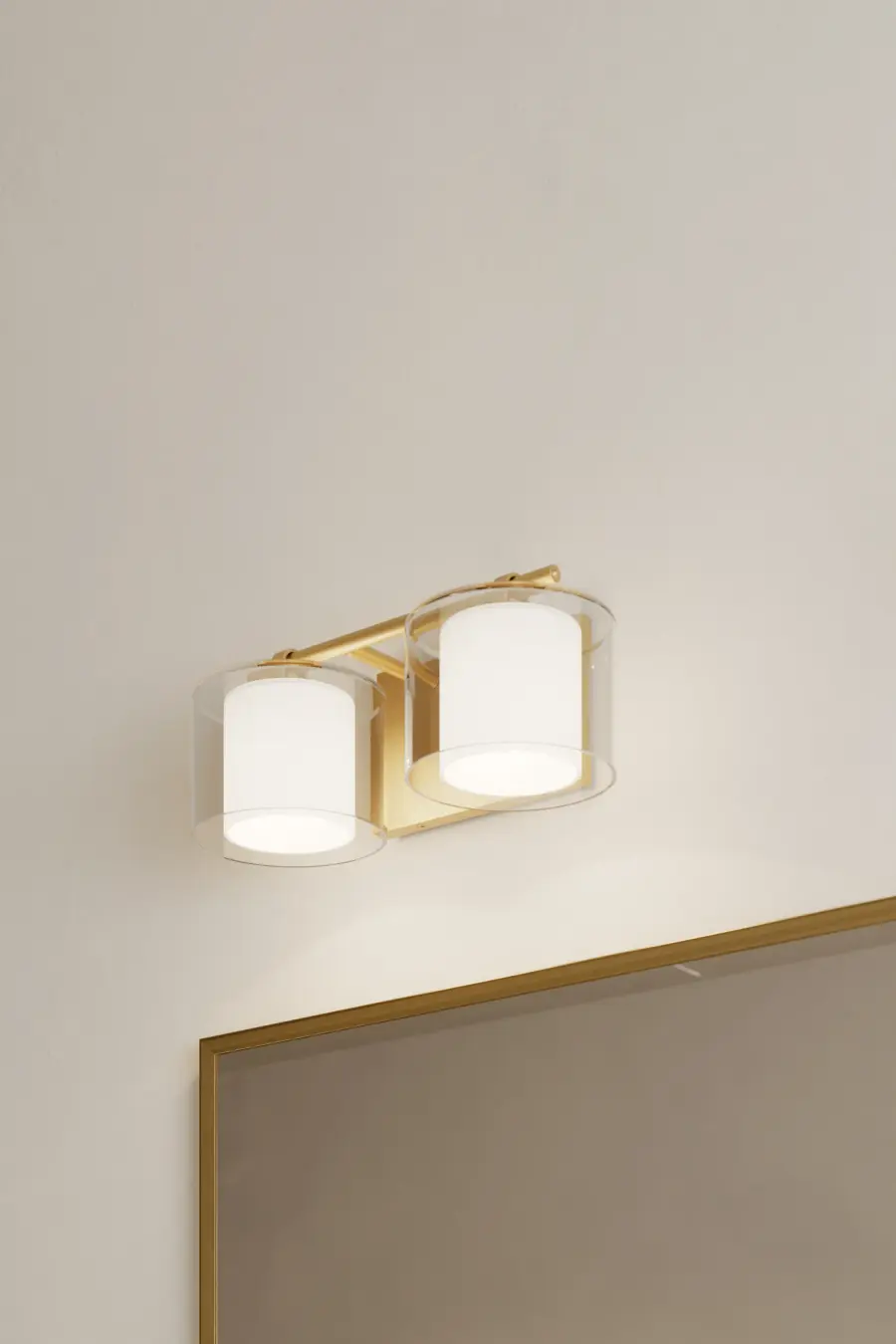 Seville 2-Light Vanity in Legacy Brass - Image 2