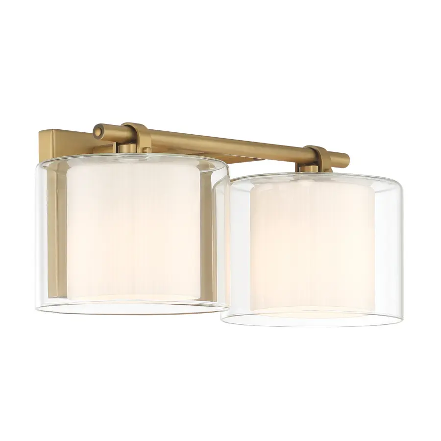 Seville 2-Light Vanity in Legacy Brass - Image 6