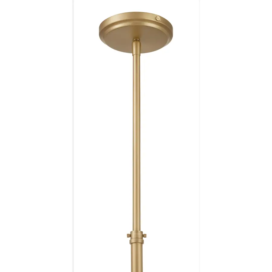 Seville 32" 6-Light Chandelier in Legacy Brass - Image 5