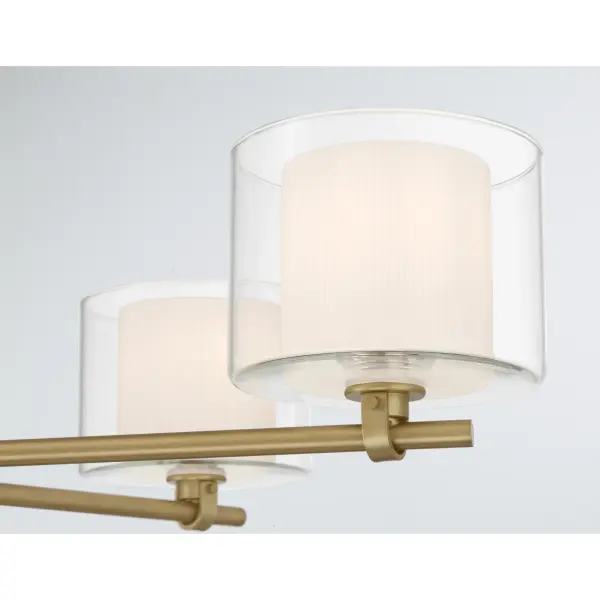 Seville 32" 6-Light Chandelier in Legacy Brass - Image 6