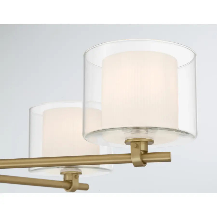 Seville 32" 6-Light Chandelier in Legacy Brass - Image 6