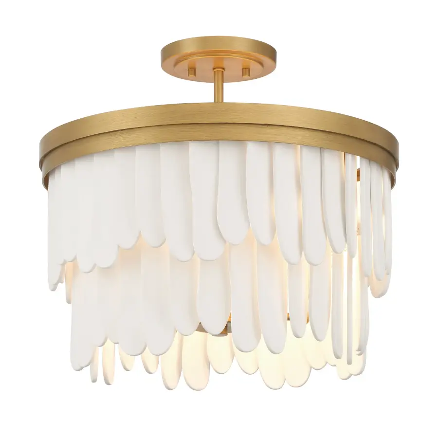 Briscade 18" 6-Light Semi Flush Mount - Image 1