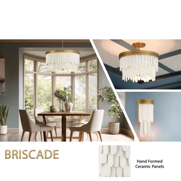 Briscade 28" 9-Light Pendant - Image 5
