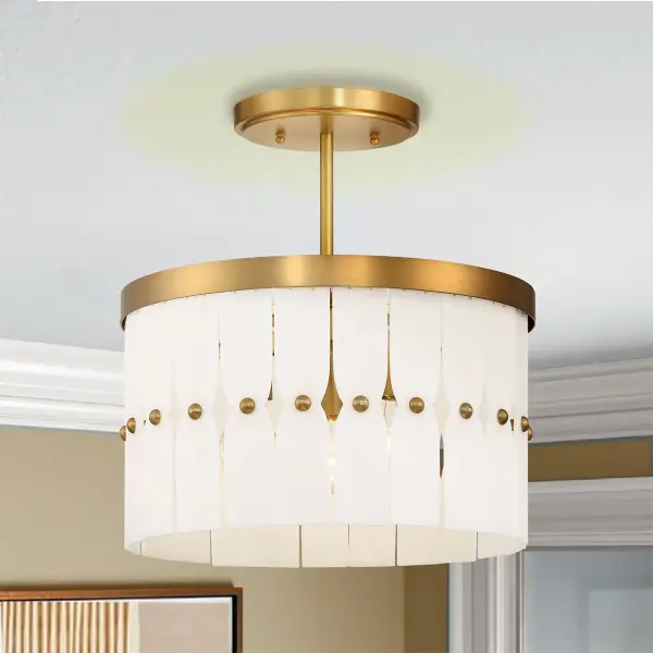 Coronelle 16" 3-Light Convertible Semi Flush/Pendant - Image 5