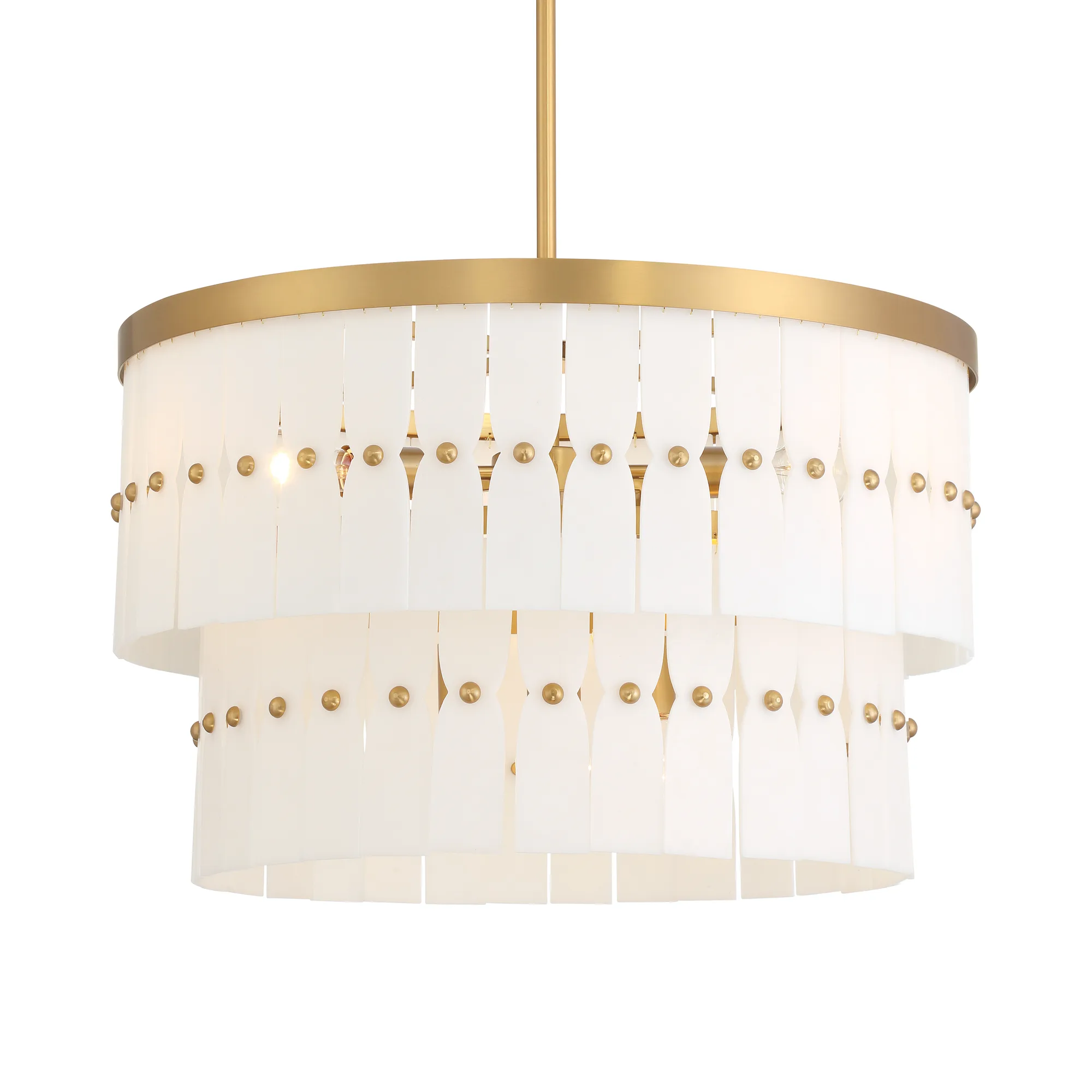 Coronelle 26" 6-Light Pendant in Legacy Brass